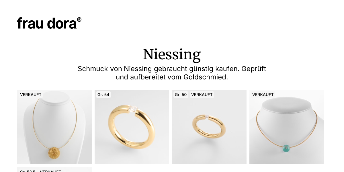 Niessing Schmuck Gebraucht