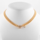 Wellendorff  Collier Sonnenglanzlicht – Exquisite Goldkordel mit Brillanten