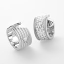 Wellendorff Creolen Twist mit Brillanten