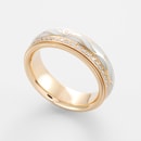 Wellendorff Dreh Ring "Flügel der Nacht" mit Brillanten Sonderfarbe