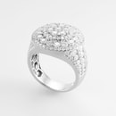Vollbesetzter Brillant-Pavé-Ring 