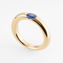 Cartier Ring "Ellipse" mit Saphir - Vintage