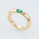Cartier "Ellipse" Ring mit Smaragd Vintage